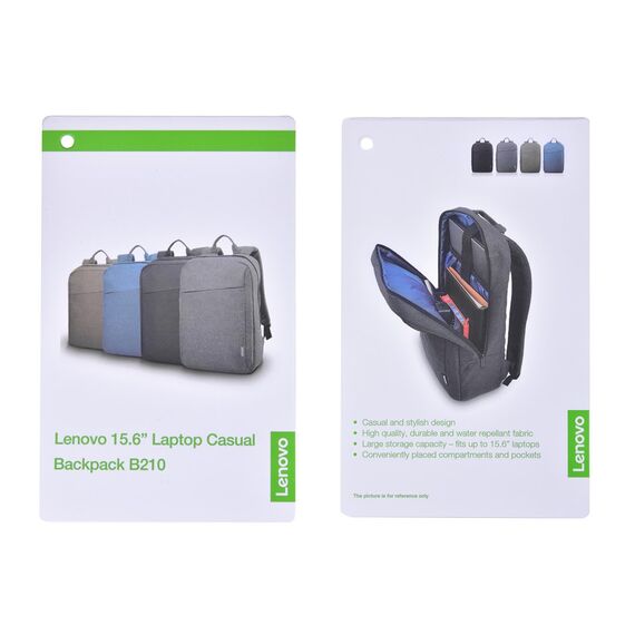 Lenovo B210 notebook case 39.6 cm (15.6") Backpack Green - Bags & Backpacks - Laptop Accessories - Techbox