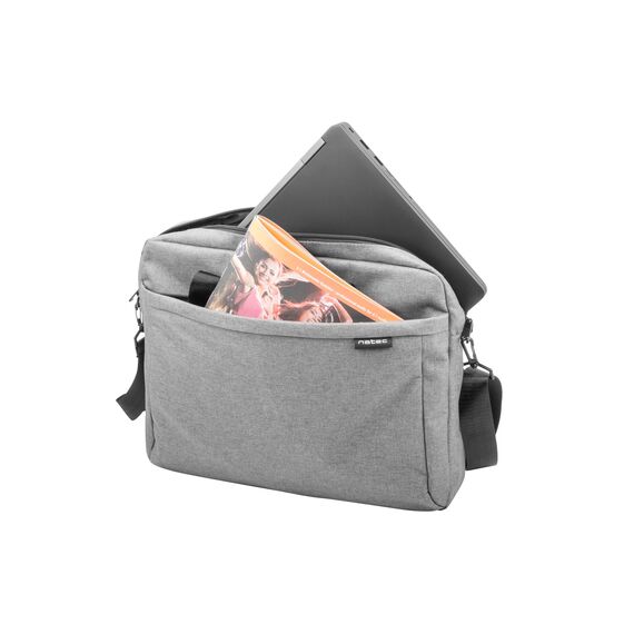 NATEC Mustela notebook bag 15.6’ grey | Techbox
