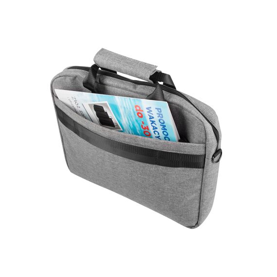 NATEC Mustela notebook bag 15.6’ grey | Techbox