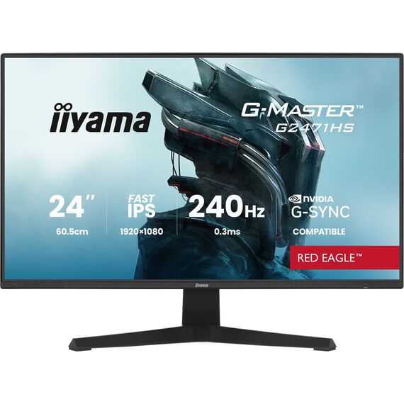iiyama G-MASTER G2471HS-B1 computer monitor 60.5 cm (23.8") 1920 x 1080 pixels Full HD Black | Techbox