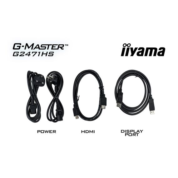 iiyama G-MASTER G2471HS-B1 computer monitor 60.5 cm (23.8") 1920 x 1080 pixels Full HD Black | Techbox