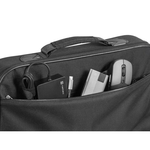 NATEC Impala 2 35.8 cm (14.1") Messenger case Black, Grey | Techbox