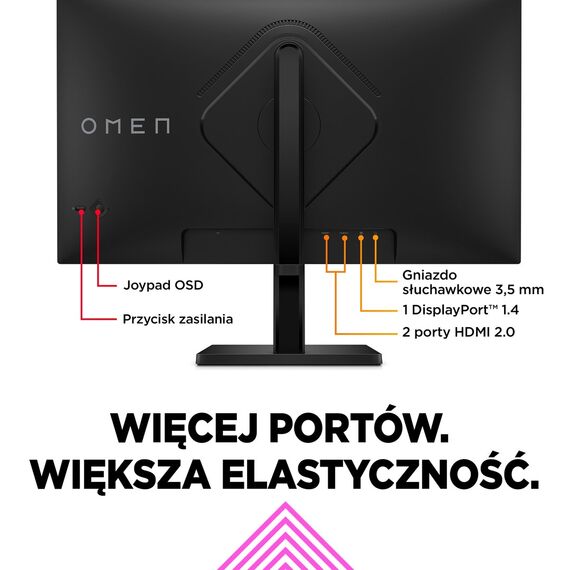 OMEN by HP 27 inch QHD 165Hz Gaming Monitor - OMEN 27q | Techbox