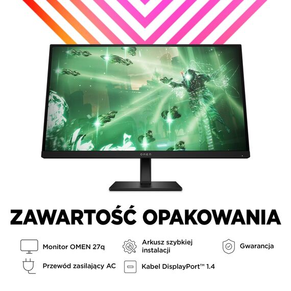 OMEN by HP 27 inch QHD 165Hz Gaming Monitor - OMEN 27q | Techbox