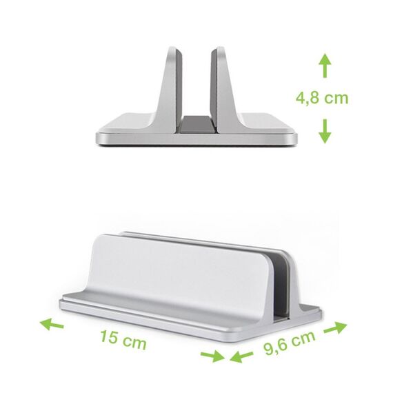Techly Vertical Aluminum Notebook Stand | Techbox