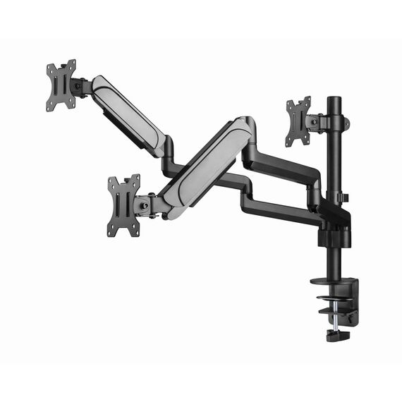 Gembird MA-DA3-01 monitor mount / stand 68.6 cm (27") Desk Black - Stands & Accessories - Monitors & Mounts - Techbox