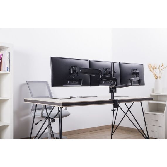 Gembird MA-DA3-01 monitor mount / stand 68.6 cm (27") Desk Black - Stands & Accessories - Monitors & Mounts - Techbox