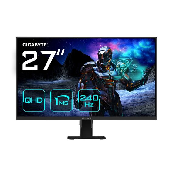 GIGABYTE GS27Q X - 27" computer monitor, 2560 x 1440 px Quad HD LED (black) - Monitors - Monitors & Mounts - Techbox