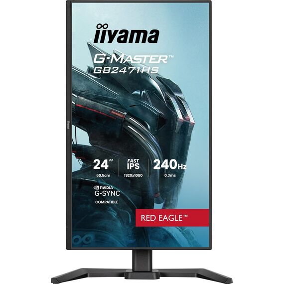 iiyama G-MASTER GB2471HS-B1 computer monitor 60.5 cm (23.8") 1920 x 1080 pixels Full HD Black - Monitors - Monitors & Mounts - Techbox