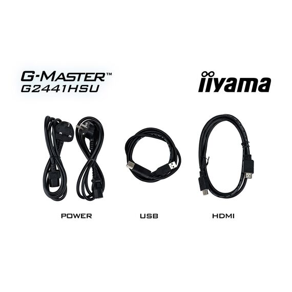 iiyama G2441HSU-B1 computer monitor 60.5 cm (23.8") 1920 x 1080 pixels - Monitors - Monitors & Mounts - Techbox