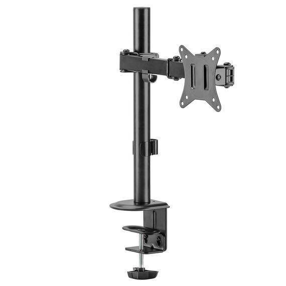 Maclean MC-753N LCD Monitor Desk Mount 17-32" 9kg VESA 75x75 100x100 Single Arm Extendable Adjustable | Techbox