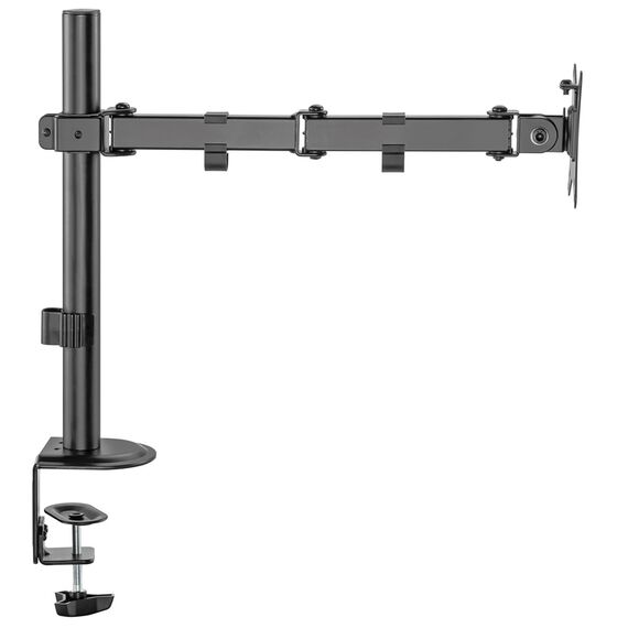 Maclean MC-753N LCD Monitor Desk Mount 17-32" 9kg VESA 75x75 100x100 Single Arm Extendable Adjustable | Techbox