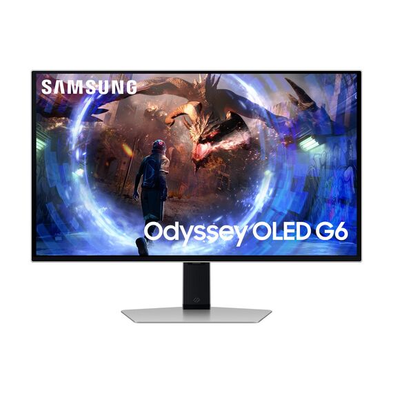 Samsung G60SD computer monitor 68.6 cm (27") 2560 x 1440 pixels Quad HD OLED Silver | Techbox