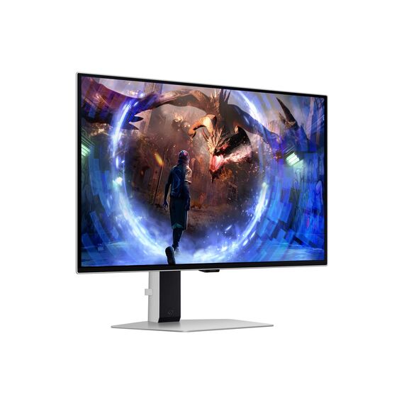 Samsung G60SD computer monitor 68.6 cm (27") 2560 x 1440 pixels Quad HD OLED Silver | Techbox