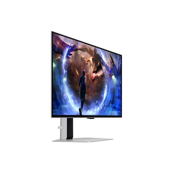 Samsung G60SD computer monitor 68.6 cm (27") 2560 x 1440 pixels Quad HD OLED Silver | Techbox