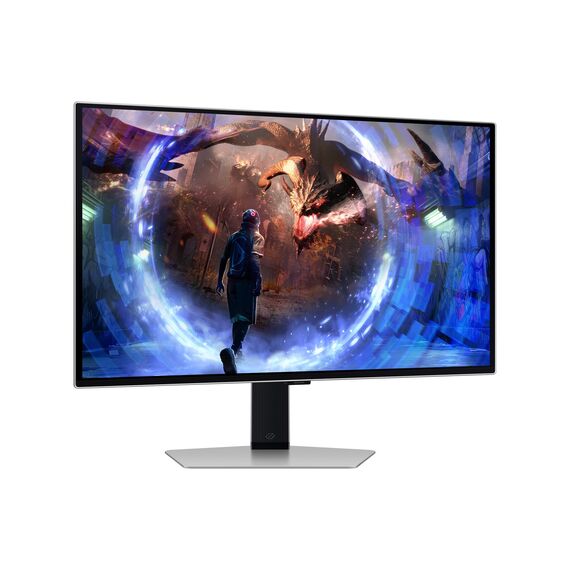 Samsung G60SD computer monitor 68.6 cm (27") 2560 x 1440 pixels Quad HD OLED Silver | Techbox