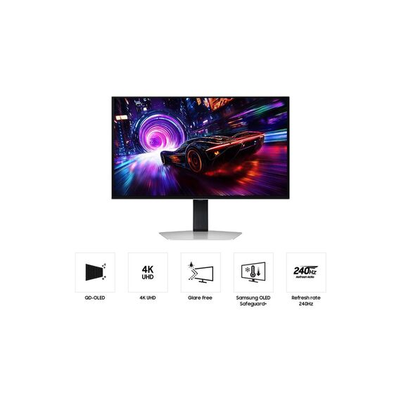 Samsung S32FG810SU computer monitor 81.3 cm (32") 2160 x 3840 pixels 4K Ultra HD OLED Silver - Monitors - Monitors & Mounts - Techbox