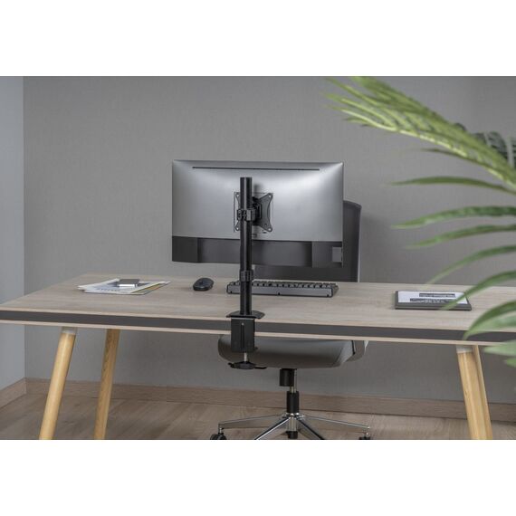 Gembird MA-D1-02 monitor mount / stand 81.3 cm (32") Desk Black | Techbox