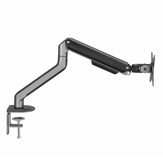 Gembird MA-DA1-05 Desk mounted adjustable monitor arm, 17”-32”, up to 9 kg, space grey - Stands & Accessories - Monitors & Mounts - Techbox