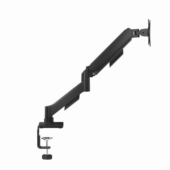 Gembird MA-DA1U-01 Adjustable desk display mounting arm with USB ports, 17”-32”, black | Techbox