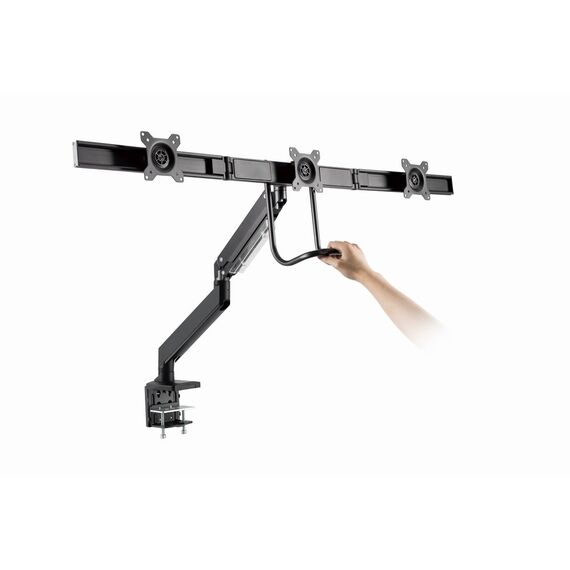 Gembird MA-DA3-03 monitor mount / stand 68.6 cm (27") Desk Black - Stands & Accessories - Monitors & Mounts - Techbox