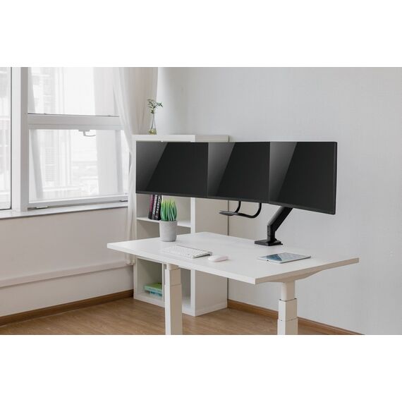 Gembird MA-DA3-03 monitor mount / stand 68.6 cm (27") Desk Black - Stands & Accessories - Monitors & Mounts - Techbox