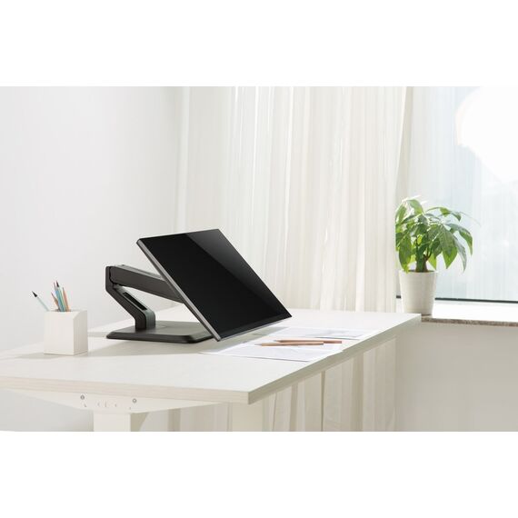 Gembird MS-D1ST-01 Full-motion touchscreen desk stand, 17"-32", black | Techbox