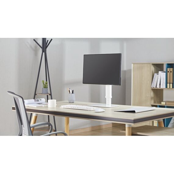 Gembird MS-D1ST-02 Height adjustable full-motion monitor desk stand, 17"-32", black - Stands & Accessories - Monitors & Mounts - Techbox