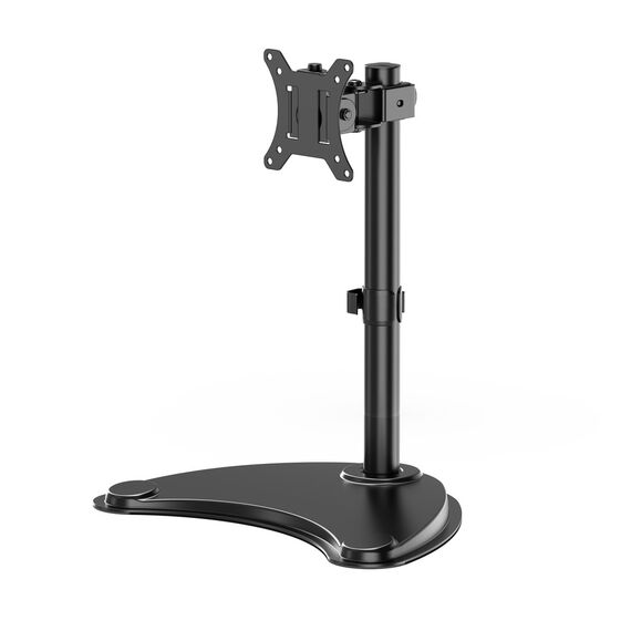 Gembird MS-D1ST-04 Monitor desk stand (rotate, tilt, swivel), 13”-32”, black | Techbox