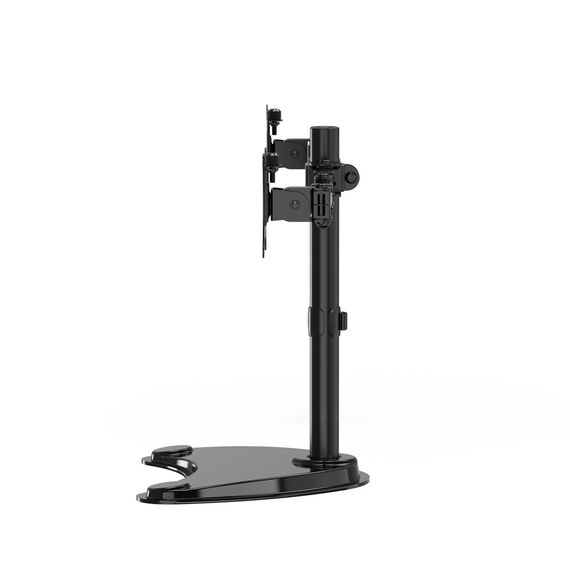 Gembird MS-D2ST-02 Monitor desk stand (rotate, tilt, swivel), 13”-32”, black | Techbox
