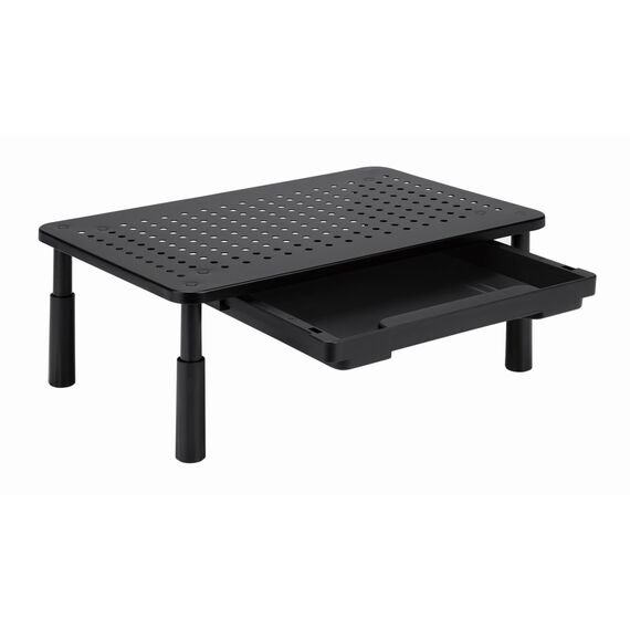 Gembird MS-TABLE-D-01 Adjustable monitor stand with drawer (rectangle) | Techbox