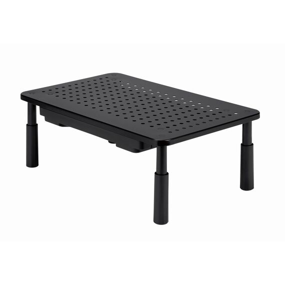 Gembird MS-TABLE-D-01 Adjustable monitor stand with drawer (rectangle) | Techbox