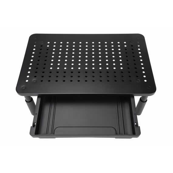 Gembird MS-TABLE-D-01 Adjustable monitor stand with drawer (rectangle) | Techbox