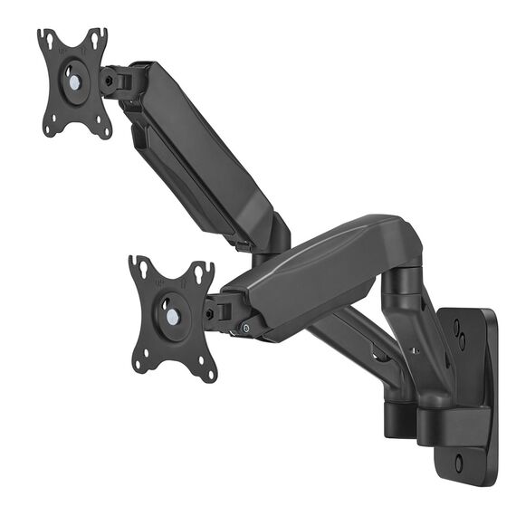 Maclean wall mount for two monitors, 17-32'', 9kg max, mechanical spring, MC-988 | Techbox