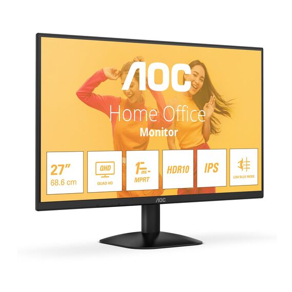 AOC B3 Q27B35E computer monitor 68.6 cm (27") 2560 x 1440 pixels Quad HD LED Black | Techbox