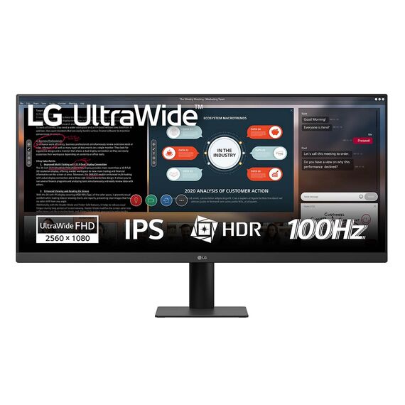 LG 29U511A-B computer monitor 73.7 cm (29") 2560 x 1080 pixels WFHD LCD Black - Monitors - Monitors & Mounts - Techbox