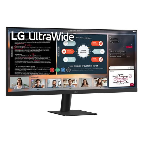 LG 29U511A-B computer monitor 73.7 cm (29") 2560 x 1080 pixels WFHD LCD Black - Monitors - Monitors & Mounts - Techbox