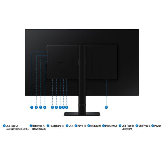 Samsung S60UD computer monitor 81.3 cm (32") 2560 x 1440 pixels Quad HD LCD Black | Techbox