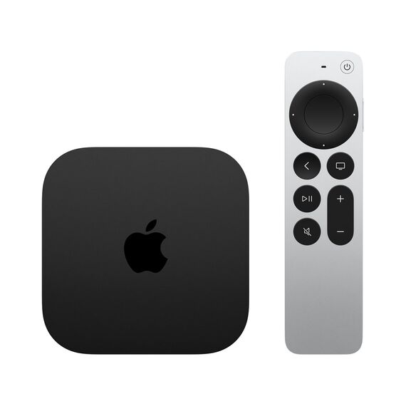 Apple TV 4K Black, Silver 4K Ultra HD 128 GB Wi-Fi Ethernet LAN - Media Players - Image & Sound - Techbox