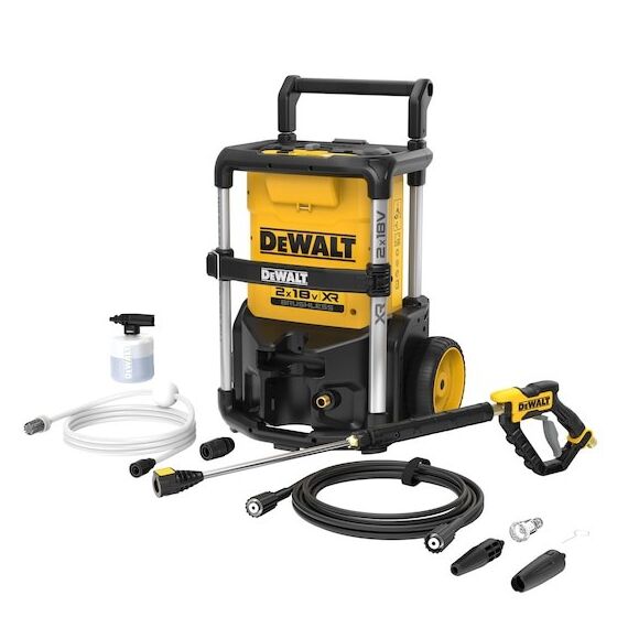 DeWALT DCMPW1600N-XJ pressure washer Compact Battery Yellow | Techbox