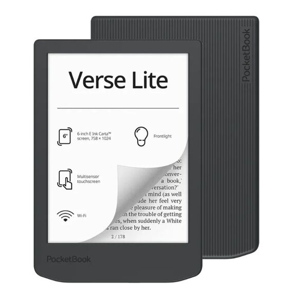 Ebook PocketBook Verse Lite 619 6’ E-Ink Carta 8GB Wi-Fi Gray - E-Readers - Tablet PC & Accessories - Techbox