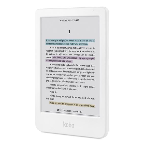 Kobo Clara Colour e-book reader Touchscreen 16 GB Wi-Fi White | Techbox