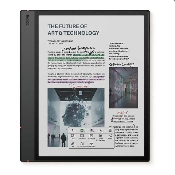 Onyx Boox Note Air 5 C 10.3’ E-Ink Kaleido 3 e-book reader 64GB Wi-Fi Gray - E-Readers - Tablet PC & Accessories - Techbox