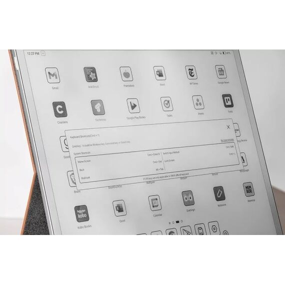 Onyx Boox Note Max / Tab X C Magnetic case with keyboard Brown - E-Readers - Tablet PC & Accessories - Techbox