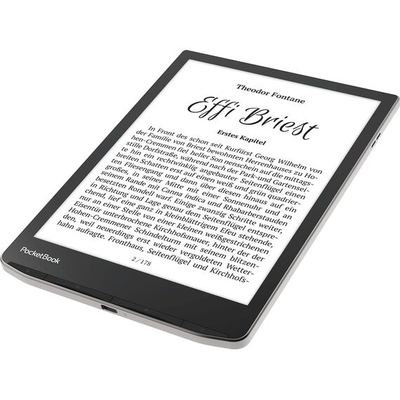 PocketBook InkPad 4 e-book reader Touchscreen 32 GB Wi-Fi Black, Silver - E-Readers - Tablet PC & Accessories - Techbox