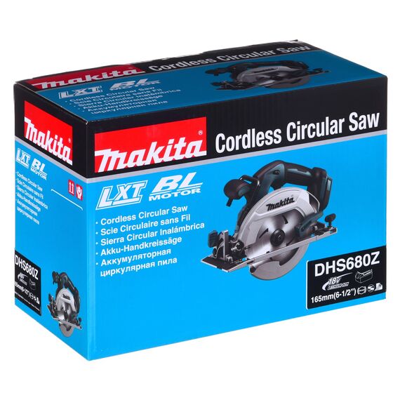 Makita DHS680Z portable circular saw turquoise 5000 RPM 18 V | Techbox