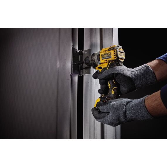 DEWALT DCD701D2-QW Cordless Drill 2x 12V 2Ah XR TSTAK Black, Yellow | Techbox