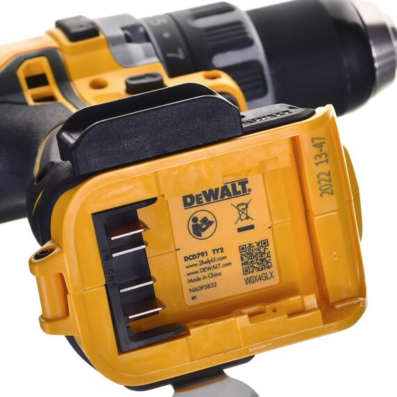 DeWALT DCD791D2-QW drill Keyless Black,Yellow 1.5 kg | Techbox