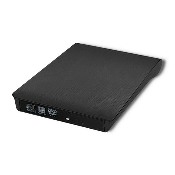 Qoltec 51857 External DVD-RW recorder |USB 3:0|Black | Techbox