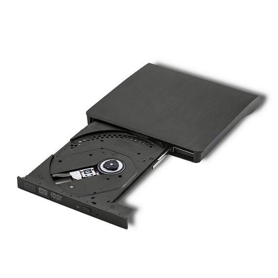 Qoltec 51857 External DVD-RW recorder |USB 3:0|Black | Techbox